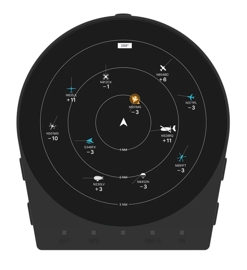 SkyRecon device — front view